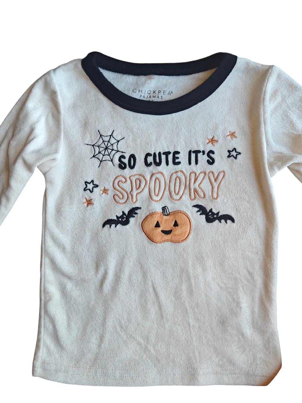 Halloween Pajama Set by Chick Pea So Cute It's Spooky & Bats 2T - Picture 3 of 5